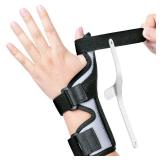 DrFinger Thumb Splint Brace Spica, Trigger Thumb Splint Left & Right Hand, Thumb and Wrist Support, for Knuckle Pain Relief, De Quervains Tenosynovitis Tendonitis, Sprains, for Woman and Man - L/XL