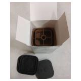 shouwuhho 4 Pack Furniture Risers Adjustable Bed Risers Heavy Duty Lifts Height 1", Square Stackable Bed Risers 1, 2 or 3 Inch for Desk Leg Table Couch Sofa Chair Bed Frame Legs Dorm, Brown