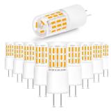 Ziomitus G4 3W LED Landscape Light Bulbs 12V-24V Warm White 2700K, 20W-30W T3 Halogen Replacement, Low Voltage G4 T3 JC Bi-pin Bulb for RV Boat Yacht Courtyard Path, No Flicker, 330 LM (10Pack)