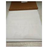 Ebesto White Sheer Curtains Tier 36 Inches Length 2 Panels Set, Light Filtering Lightweight Soft Window Treatments Drapes, Cute Elegant Cafe Curtains for Nursery, Dual Rod Pocket, 2x42Wx36L Inches