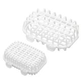 Dishwasher Basket, 2-Pack Bottle Washer, Bottle Cleaner for Small Tools, White