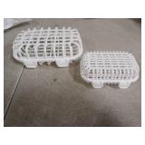 Dishwasher Basket, 2-Pack Bottle Washer, Bottle Cleaner for Small Tools, White