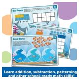 Learning Resources MathLink Cubes Kindergarten Math Activity Set Sea Adventures! - 115 Pieces, Age 5+, STEM Teaching Toys, Kindergartner Games