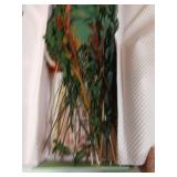 Natural Dried Flower Bouquet - Boho Pampas Grass & Eucalyptus Decor, Preserved Plants Bundle for Vases, Rustic Floral Arrangements for Home Wedding Table Centerpiece Decorations