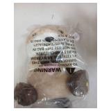 BRICHOEE Breathing Stuffed Animal, Soothing Otter Stuffed Animal with Breathing Motion, Calming Sound and Light for Baby Sleep Companion Portable Plush Toy Gifts for Kids Adults Newborns