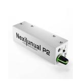 Nexilunual P2 Ultra-Compact In-Ear Monitor Amplifier, Personal Headphone Amp with XLR/TRS Input 3.5mm Output, In Ear Monitor System with Stereo/Mono Switching, Seven-Color Breathing Light (DIP switch)