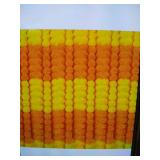 Krati Exports 5 PC - 5 feet Marigold Garland |Indian/American Wedding Party Mantle Decoration, Faux Garlands Wedding Garland, Diwali Decoration, Spring Bush Floral! (Light Yellow and Dark Yellow)