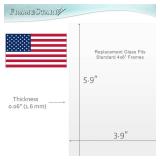 FrameStarr - 4x6 Glass - Crystal Clear, 2 Pack - Replacement Glass for 4 x 6 Picture Frames - Real Cover Sheets