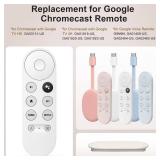 Voice Replacement for Google-Chromecast-Remote, G9N9N for Chromecast with Google TV Remote, for Google TV Streamer (Only for Snow Chromecast Google)