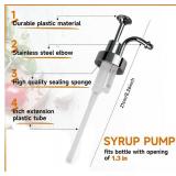 Soap Dispenser Pump Head, Replacement for 1.3in (33 mm) Neck Size Bottles, Rust Proof & Leak Proof for Soap Lotion Bottle Upcycling (Silver)