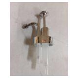 Soap Dispenser Pump Head, Replacement for 1.3in (33 mm) Neck Size Bottles, Rust Proof & Leak Proof for Soap Lotion Bottle Upcycling (Silver)
