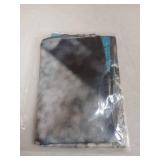 ANDANTINO 100% Mulberry Silk Long Scarf for Women Large Shawls for Headscarf and Neck- Oblong Hair Wraps with Gift Packed (Blue Butterflies)