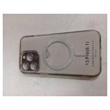 oakxco for iPhone 13 Pro Case Clear Magnetic, [Compatible with Magsafe] Ultra Slim Thin Transparent Silicone Mag Safe Phone Case, Non-Yellowing Plastic Soft TPU Shockproof Bumper, Black