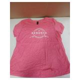 Kenosha WI Vintage Crossed Fishing Rods T-Shirt Pink Women