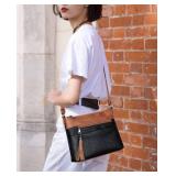 MASINTOR Crossbody Bags for Women, Lightweight Medium Crossbody Purse, Soft Leather Women