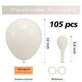 Voircoloria 105pcs Sand Balloons 12inch Party Latex Balloons for Boys Girls Birthday Baby Shower Gender Reveal Wedding Sunflower Party Decorations