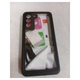 Lanhiem for Samsung Galaxy S22+ Plus Case, IP68 Waterproof Dustproof Case with Built-in Screen Protector, Heavy Duty Full Body Protective Phone Case for Samsung S22 Plus 5G, Black/Clear