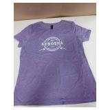 Kenosha WI Vintage Crossed Fishing Rods T-Shirt Purple Women