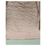 Yurhap Fleece Baby Blanket Heart Checkered Blanket, Ultra Soft Cozy Baby Blankets for Girls Boys, Fluffy Infant Toddler Newborn Receiving Blankets for Crib Stroller 30-40 (Light Pink)