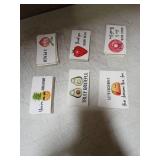 Woanger 210 Pcs Funny Thank You Cards Bulk Small Thank You Notes Pun 2 x 3.5 Inch Employee Appreciation Card Greeting Note Cards For Christmas Gifts Business Coworker Friends Recognition (Fruit)