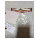 TOYOUTHS Heishi Beaded Bracelet Compatible with Apple Watch Band Women Kids Girls Cute Stretchy Clay Preppy Stack Strap for iWatch 38/40/41/42mm Series 11 10 9 8 7 6 5 4 SE 3 2 1, MultiColor/M