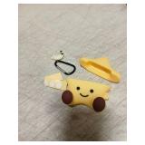 Joyleop for Airpods 4 Case - Cute for Women Girl Girly Kids Kawaii Anime Unique 3D Cartoon Yellow Star Design Soft Silicone Protective Case for Airpods 4th Gerneration 2024 Cover with Keychian