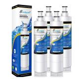 EXCELPURE 4396508 Replacement for Whirlpool EDR5RXD1 4396510, KitchenAid 4392857, EveryDrop FILTER 5, Kenmore 9010, NL240 LC400V WF285 R-9010 WF-NL300 WSW-1, RWF0500A Refrigerator Water Filter, 4PACK