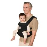 Ergobaby Omni Classic Baby Carrier Newborn to Toddler - Breathable Baby Carriers for Summer - All-Position Carrier with Lumbar Support (7-45 Pounds), Cotton, Pure Black