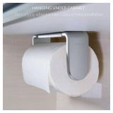 simpletome Paper Towel Holder ONE Hand Tear Adaptive Tension Arm Adjustable Length 9.4-11inch/24-28cm (Silvery)