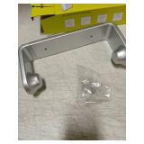 simpletome Paper Towel Holder ONE Hand Tear Adaptive Tension Arm Adjustable Length 9.4-11inch/24-28cm (Silvery)