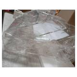 MyGift Wall Mounted 3 Tier Clear Premium Acrylic Letter Rack Mail Organizer, Office and Entryway Bills Postcards Brochure Holder Vertical Storage Rack, Set of 2