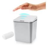 Motion Sensor Touchless Trash Can with LED Indicator
