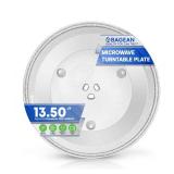 Microwave Plate Replacement 13.5 for F06015Q00AP Compatible with Panasonic Microwave Glass Plate - Oven Spinning Rotating Glass Turntable Dish Tray For Better Reheating and Cooking