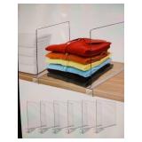 Clear Acrylic Shelf Dividers and Organizers