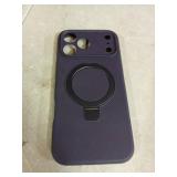 SKYLMW Compatible with iPhone 17 Pro Max Case with Magnetic Invisible Stand Compatible with Mag-Safe Military Drop Tested Shockproof Silicone iPhone 17 Pro Max Phone Cases for Women Men 6.9" Purple