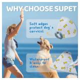 Supet Dog Cone Collar After Surgery to Stop Licking: Adjustable Recovery Elizabeth Collar Alternative for Large Medium Small Dogs, Plastic Pet Head Neck Cone (XS)