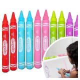 Crayola Scented Body Wash Pens, 10 Pack Washable Bath Paint in Assorted Colors, Non-Toxic for Toddlers and Kids Bathtime Fun