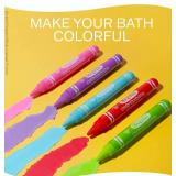 Crayola Scented Body Wash Pens, 10 Pack Washable Bath Paint in Assorted Colors, Non-Toxic for Toddlers and Kids Bathtime Fun