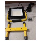 100W Led Work Light, 3000K/5000K/6500K Selectable Work Light, 10000LM Portable Work Lights with 16.4FT Cord, IP66 Waterproof for Outdoor Indoor Job Site Workshop Flood Lights, Gifts for Him