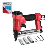 Arrow Pneumatic Staple Gun, Oil-Free Upholstery Stapler with 3750 Pieces T50 1/4", 3/8", 1/2" Staples, Adjustable Exhaust, for Woodworking, Professional and DIY Projects, PT50