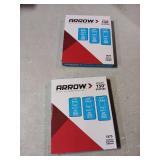 Arrow Pneumatic Staple Gun, Oil-Free Upholstery Stapler with 3750 Pieces T50 1/4", 3/8", 1/2" Staples, Adjustable Exhaust, for Woodworking, Professional and DIY Projects, PT50