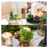 Anoak Artificial Succulent Plants - 16 Pcs Set Faux Succulents Unpotted Fake Succulent Plants, Premium Crafting DIY Floral Decor for Home Garden Office Party (High Realistic)