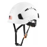 GREEN DEVIL Safety Helmet Hard Hat Adjustable Lightweight Vented ABS Work Helmet for Men and Women 6-Point Suspension ANSI Z89.1 Approved Ideal for Industrial & Construction