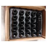 SOROPARTS Lug Nuts M12x1.5 48mm Open End Wheel Nuts,Taper Acorn Seat, Forged Locknut Racing Nut 20 Set 2 Pieces Total 22 Pieces and 1 Nut Socket Key (Black, M12 x P1.5)