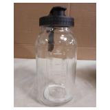 64oz Glass Pitcher with Lid, 2 Quart Mason Jar Pitchers with Lid and Spout, Wide Mouth Breast Milk Pitcher Glass Jug Sun Tea Pitchers, Cold Brew Coffee pitcher, Fridge Container for Water, Juice, Tea