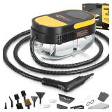 Gautye Steam Cleaner, 3-Level Adjustable Handle, 15s Heat-Up, 1.69 Quarts Tank, Portable Steamer for Cleaning with 15 pcs Accessories, Steam Cleaner for Home for Dirt, Grease, Grout, Tile,Floor, Car