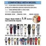 Professional Hair Clipper Replacement Blades for 5 Star Series Wahl Clippers Cordless Magic Hair Clipper (Includes 2 Blades/Screws + 2 Pieces of Oil + 2 Brushes + 1 Screwdriver)