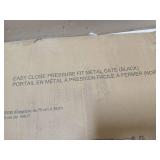 Kbytdream Black Metal Pressure Fit Safety Gate