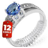 Ring Sizer Adjuster for Loose Rings - 12 Pack, Guards, Spacers & Tighteners, Fits Bands Up to 6mm, Reduces Size by 0.5-1.5, Invisible Design for Women & Men by 5 STARS UNITED