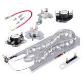 Dryer Heating Element & 279816 Thermostat Kit & 279973 3392519 Thermal cut-off Fuse Replacement Compatible with Kenmore, Samsung, Whirlpool, KitchenAid electric dryers and more. 3387747